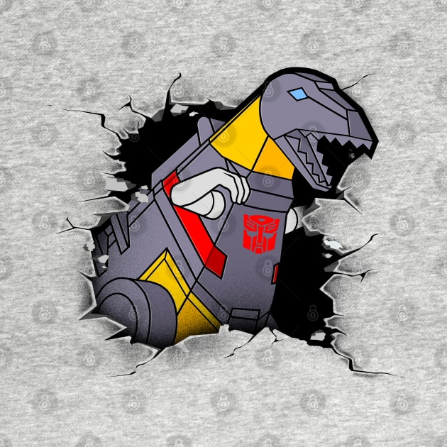 GRIMLOCK WALL BREAK by ROBZILLA